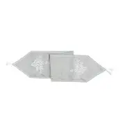 13" x 72" Seafoam Blue Coral Table Runner