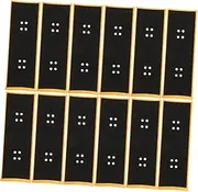GARVALON 12pcs Finger Skateboard Anti-Slip Stickers Quality Foam Grip Strong Adhesive Stickers Mini Skateboards Supplies Finger Skateboards Sticker Finger Tape Fingerboards Tape