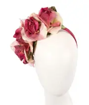 Rose Max Alexander vintage flower racing fascinator headband Made in Australia