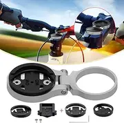 BIKOOCO Out Front Bike Stem Mount - Compatible with Wahoo Elemnt, Garmin Edge, Bryton Rider, Stages Dash, Hammerhead Karoo & More for Bicycle Computers