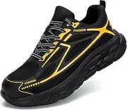 [Hogent] Steel Toe Shoes for Men Women Max Cushioned Safety Shoes Comfortable Steel Toe Sneakers Lightweight Composite Toe Shoes Puncture Proof Indestructible Work Shoes