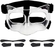 [Dickly] Basketball Mask Nose Guard Face Shield Elastic Strap Face Mask Sports Accessories Face Nose Guard Protective Facial Cover
