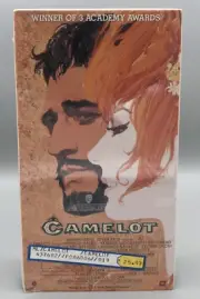 Camelot VHS Two-Tape Set NEW Sealed Richard Harris Vanessa Redgrave 3 Oscars