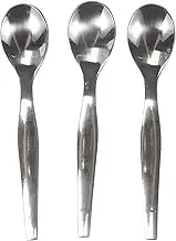 Metaltex 252928 Egg Spoons Set of 3 Stainless Steel