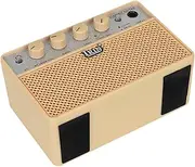 Frediuo Electric Bass Amplifier with Headphone Jack Clean and Drive Effects Portable Mini Speaker for Show Performance Concert Stage