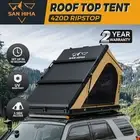 San Hima Kalbarri Gen 2 Roof Top Tent Hardshell With Ladder Camping Khaki 4WD