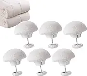 Duvet Cover Pins, Quilt Cover Mounting Holder, 6 x Tablecloth Beam Pen, Multifunctional, Portable Tin Fixes Clamp for Thick Fabrics, Quilts, Back Cushions