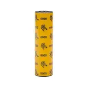 Zebra 06000GS11007 TT RIBBON WAX, 4.33" x 244' 6000 WAX .5" CORE 48 ROLLS