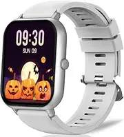 Chronex Smart Watch (Answer/Make Calls) 1.83" Fitness Tracker Heart Rate Blood Pressure Oxygen Sleep Monitor 200 Sport Modes Step Calories Trackers IP67 Waterproof Android iPhone Women Men (Silver)
