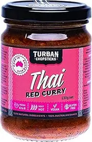 Turban Chopsticks Thai Red Curry Curry Paste 230 g, 240 g