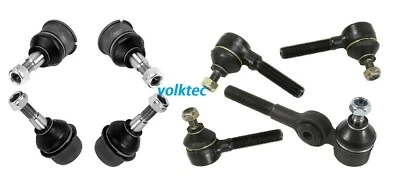 (Set of 8) Ball Joint & Tie Rod End Kit VW Volkswagen Beetle Bug Ghia 1966-67 (for: Volkswagen)