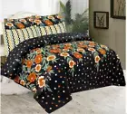 1000 Thread Count 100% Cotton Bed Sheet Set-Flat/Top Bed Sheet Double/Queen/King