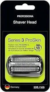 32B Replacement Head Foil & Cutter，Compatible for Braun，Series 3 32B 3000s, 3010s, 3040s, 3050cc, 3070cc, 3080s(1pcs)