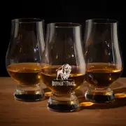 Custom Engraved Buffalo Trace Whiskey Tasting Glass 6 oz Authentic Glencairn NEW