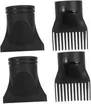 BESPORTBLE 4pcs Hair Dryer Diffuser Nozzle Styling Attachment for Hair Dryer Salon Home Accessories Plastic Nozzles Set