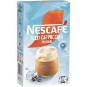 Nescafe Iced Cappuccino Original Coffee Sachets 8 pack
