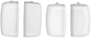 Door Inner Handle Durable Protection Padding Car Silicone Storage Pad Compatible for Li Lixiang L9 L8 L7 2022-2024 Leading Ideal 4Pcs(White)