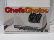 Chefs Choice Diamond UltraHone 312 Electric Knife Sharpener Serrated Straight