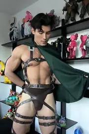 [L289] Male Model Showing Off Body Fine Art Hunky Physique MATTE OR GLOSS OPTION