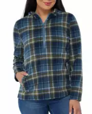 NEW O'Neill Women's Midweight Half Zip Polar Fleece Hoodie Size 2XL