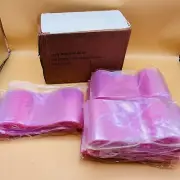 Pink Antistatic Poly Zip Seal 2 Mil Reclosable Lock Top 4"x6" - 1000pcs