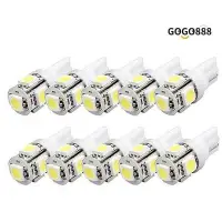 在飛比找Yahoo!奇摩拍賣優惠-汽車燈 T10 5050 SMD 5燈  10PCS LT6