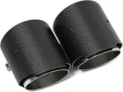 2pcs/lot Carbon Fiber Exhaust Compatible For BMW G20 G21 320i 330i G22 G23 G26 420i 430i Muffler Tip Slip In tip Exhaust System(A ID65MMOD101MM)