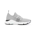 [Tod`S] Tod`S-Pearl Grey Textile Sneakers-Donna 40 IT