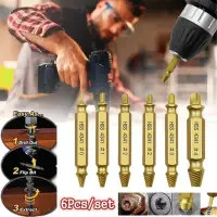 在飛比找蝦皮購物優惠-6Pcs/Set HSS Drill Bit Set Bro