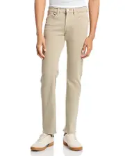Frame L'Homme Slim Brushed Twill Pants in Dusty Sage