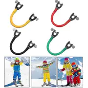 2pcs Ski Tip Connector Control Wedge Ski Training Aid Snowboard Connector xi Yellow