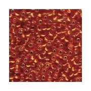 Miyuki Seed Beads 6/0 6-138S Silver Lined Orange Glass 20g Glass Rocaille
