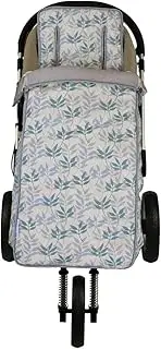 Keep Me Cosy™ Footmuff and Pram Liner 2 in 1 Set Toddler Size - Pastel Leaf