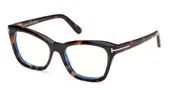 Tom Ford FT5909-B Blue-Light Block 052 Men's Glasses Tortoiseshell Size 53 - Private Health Rebate - Blue Light Block Available