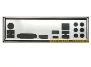 For MSI B360-A PRO & H370 GAMING PLUS Shield I/O IO Rear Backplate Motherboard