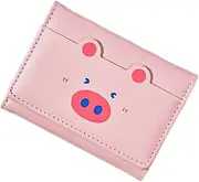 [VALICLUD] Cartoon Wallet Coin Purse Women Short Wallet Fashionable Wallet Purse for Women Wallet for Women Credit Card Wallet Women Purse Women's Purses for Pink