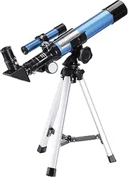 [AOMEKIE] Telescopes for Kids 40/400 with Tabletop Tripod 2 Eyepieces Portable Telescopes for Astronomy Beginners with Finderscope and Compass for Kids Over 8 Years Old,Space Toys, Gifts