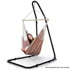 Hammock Chair Stand Steel Frame Adjustable Swing Holder Or Tree Swing SetOutdoor
