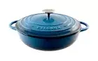 Pyrolux Pyrochef 28cm 4Lt Cast Iron Chef's Pan - Blue RRP $279.00