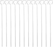25pcs Stainless Steel Skewers: Reusable BBQ Skewers for Grilling Meat Vegetables Fruits - Outdoor Grilling Needles for Backyard Barbecue Camping