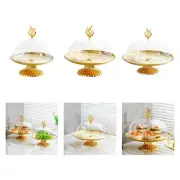 Dessert Plate Cupcake Candy Display Tray Shaterproof Cake Stand Cheese Donut