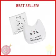 Pavilion Gift Company Blobby Cat, Cat Spoon Rest"I Licked the Spoon", 5", White