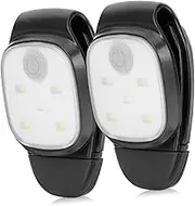DECOMELODY Running Lights for Runners Led Headlamp Clip Rechargeable Night Running Lights for Outdoor Camping Hiking