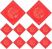 NUOBESTY Elegant Character Paper Chinese New Year Rice Paper Blessing Red Roll for Writing