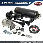 For Truck Train Van 150PSI Compressor 1.5G Tank 4 Trumpets Train Air Horn Kit (for: Subaru)