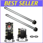 Electric Water Heater Tune-Up Kit - 2 Thermostats & Heating Elements Included