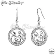 Circlet Hook Aquarius Earrings