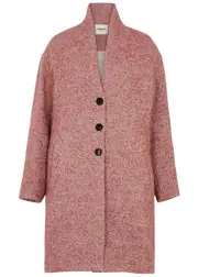 Isabel Marant étoile Sharon Brushed-twill Coat - Rose - 38 (UK 10 / S) 38 (UK 10 / S)