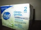 2 bars Dial Complete Clean + Gentle Hypoallergenic Antibacterial Bar Soap