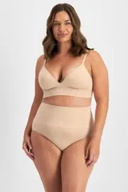 Jockey Skimmies Hi Full Brief Underwear - Sk Nude, Size: 10-12